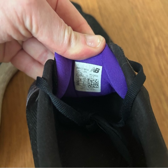 New Balance Men's Fresh Foam x Vongo v5 Black Purple Running Sneakers Size 11 - Picture 6 of 7